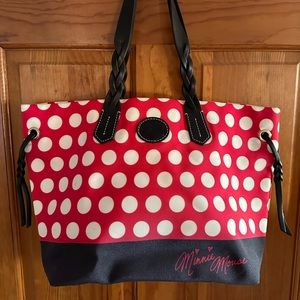 Dooney & Bourke Disney Minnie Mouse canvas purse.